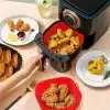 Forma de Silicone Redonda Air Fryer Antiaderente - Casa Smart BR