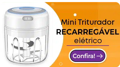 Novas Ofertas - Mini Triturador de Alho Elétrico 250ml Recarregável - Casa Smart BR