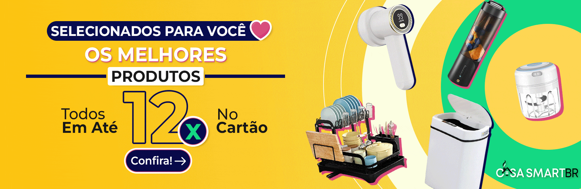 Produtos Selecionados Para Você - Casa Smart BR - Compre em 12 vezes no cartão.