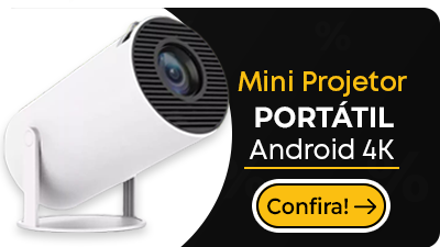 Mini Projetor Portátil 4k Android Black Friday Promoção 2024 Casa Smart BR